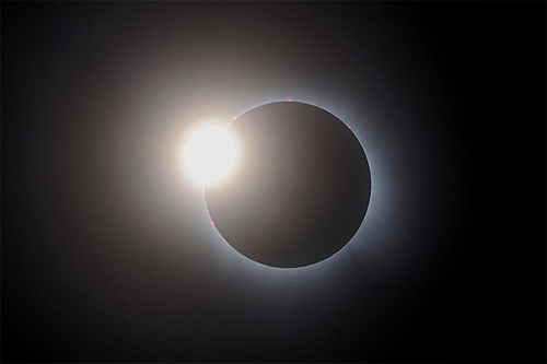 diamond ring effect before the second contact C2 during Total Solar Eclipsein Mazatlan Mexico worldtimezone world time zone Alexander Krivenyshev