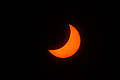 50% Partial solar eclipse phase after the Total Solar Eclipse in Mazatlan, Mexico worldtimezone world time zone