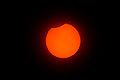 95% Partial solar eclipse phase after the Total Solar Eclipse in Mazatlan, Mexico worldtimezone world time zone
