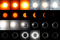 Total Solar Eclipse phases from first contact to totality in Mazatlan, Mexico worldtimezone world time zone