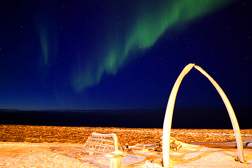 Northern Lights in Utqiagvik Barrow Alaska  worldtimezone